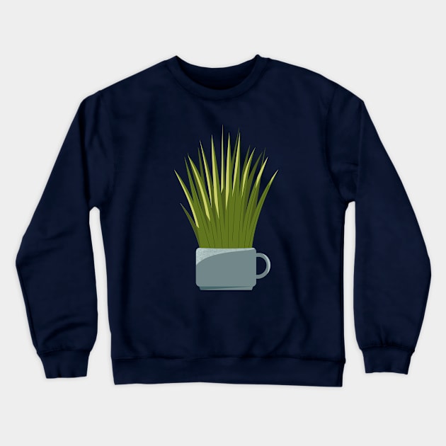 Cup Of Tropical Crewneck Sweatshirt by Zakaria Azis